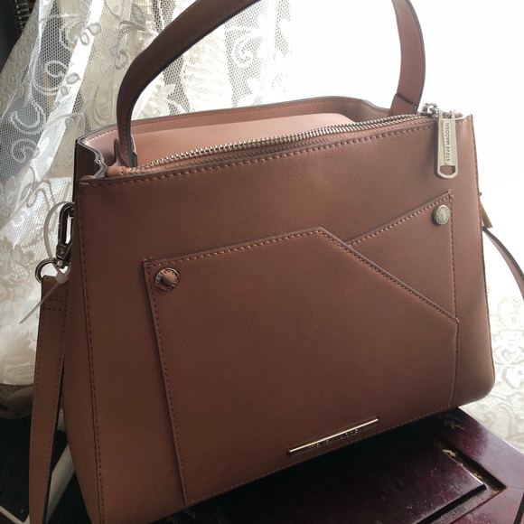 Steve Madden Blush Tan Silver Hardware - Picture 1 of 5